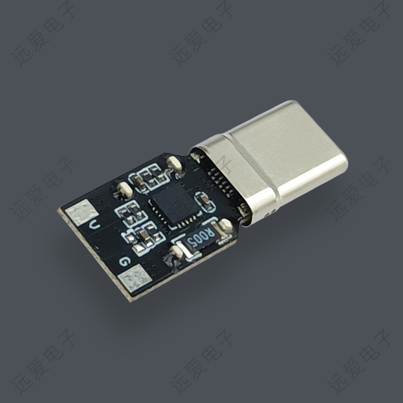 五芯帶橫向LED功率提示USB-C快充公頭